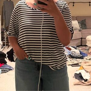 3 Chicos Zenergy Stripped Top